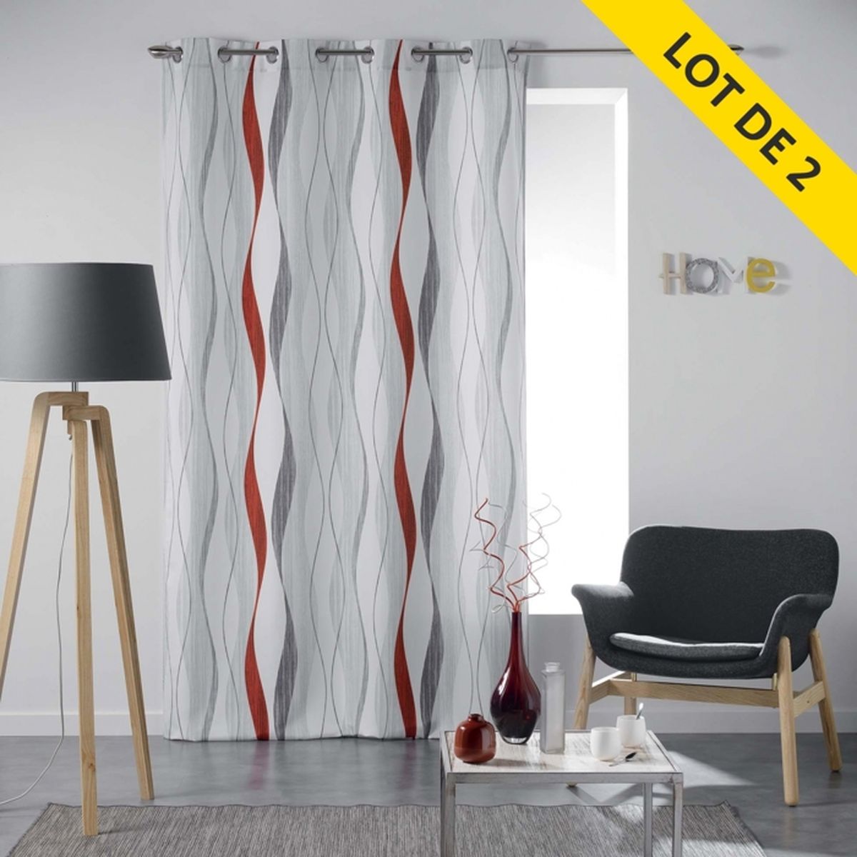 Rideaux Rouge Achat Vente Rideaux Rouge Pas Cher Cdiscount