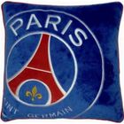 Coussin PSG - PARIS SAINT GERMAIN - Logo brodé - 36x36 cm - Bleu