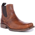 Bottes Chelsea en cuir pour homme Ariat Mid Town Rambler - Brun - Carré - ATS - Duratread