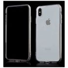COZYTEC Coque silicone transparente iPhone XS Max Classique, Transparent, Souple, Silicone, Anti choc (Transparent)
