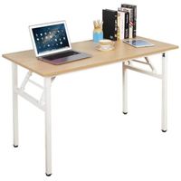 SogesHome Bureau Ordinateur Pliant 120 x 60 x 75 cm Bureau, Table de SogesHome Bureau Ordinateur Pliant 120 x 60 x 75 cm Bureau, Table de