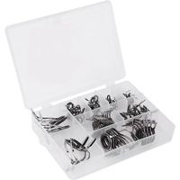 Lot De 7 Guides De Canne à Pêche En Acier Inoxydable – 7 Tailles Différentes (30 à 65 Mm), Double Pied, Pour Mer Et Eau Douce
