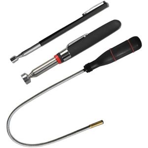 Tournevis Aimanté Télescopique Avec Plusieurs Embouts - Powerfix, Neuf, Idéal Bricolage