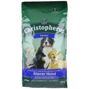 CROQUETTES Allco - Christopherus - Nourriture pour chien senior - Volaille / Agneau / OEuf / Riz - 1 x 12 kg