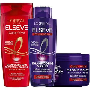 SHAMPOING L’Oréal Paris Elseve - Routine Cheveux Color-Vive 