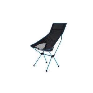 CHAISE DE CAMPING L bleu - Chaise pliante de camping portable, Chaise de pêche à long dossier, Chaise de plage en plein air