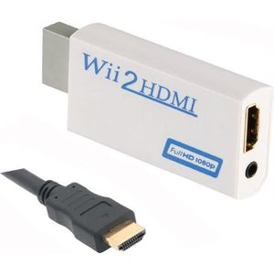 CÂBLE AUDIO VIDÉO WII HDMI Adaptateur Wii Convertisseur HDMI, avec H