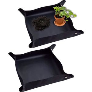 TABLE DE REMPOTAGE 2 Pièce Tapis De Plantation De Jardin, Tapis Jardinage Pliable, Jardin Imperméable Pot Pad, Pour Repiquage, Taille, Rempotag[b2693]