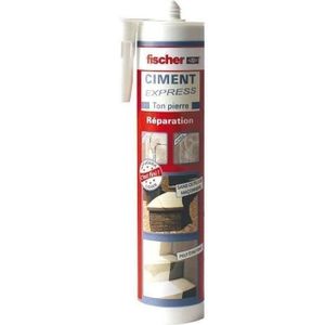 CIMENT - BÉTON Ciment Express ton pierre 310ml - FISCHER - 522688