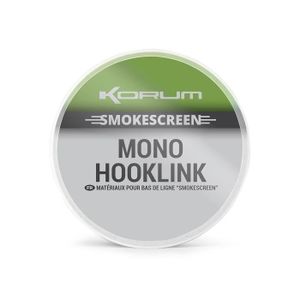 BAS DE LIGNE Bas de ligne coup Korum Smokescreen Mono Hooklink - vert - 0,30 mm/ 5,4 kg