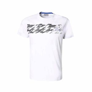 T-SHIRT T-shirt homme blanc Carmy - KAPPA - coupe droite - manches courtes - logo omini brodé