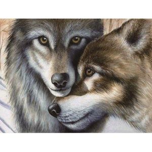Peinture Numero Loup Achat Vente Pas Cher