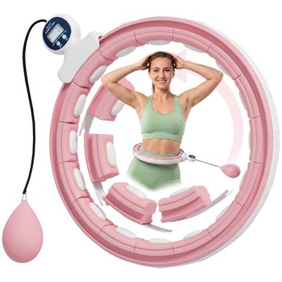 Hoola Hoop – Lot De 2 Cerceaux Pour Enfants (58 Cm, 100 G) + Corde à Sauter – Réglable En 8 Segments, Dès 3 Ans – Intérieur/extérieur