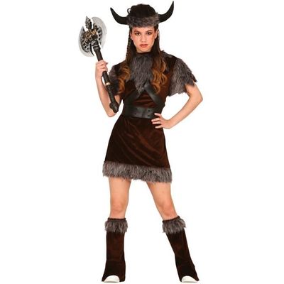 Déguisement Viking pour enfant, costume de carnaval Viking avec tunique,  gilet, cape, casque, hache, poignard, déguisement Viking -  France