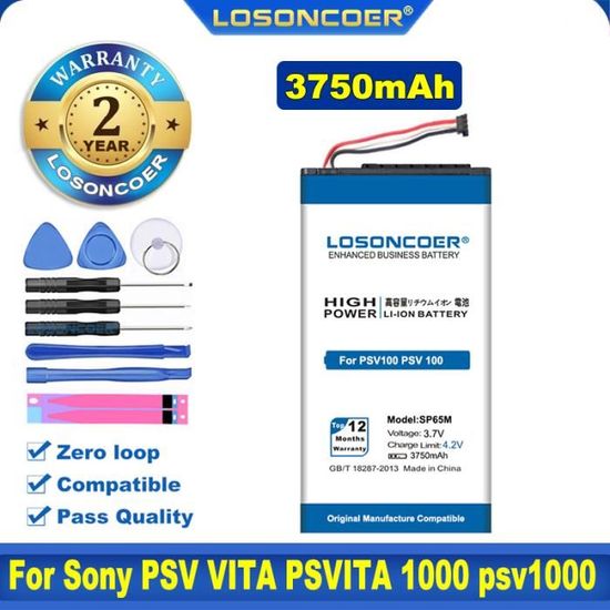 Batterie SP86R 2100mAh pour Sony PS Vita