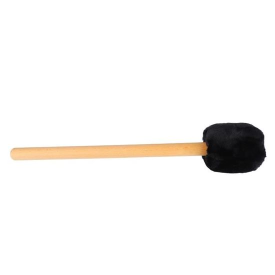 Paire De Baguettes De Percussion En Bois D'Érable Avec Tête En Feutre Doux - Pour Tambour, Timbales, Pratique Débutant/Pro