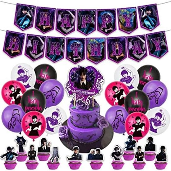 ROKZELT Lot De 24 Mercredi Autocollant, Anniversaire Mercredi