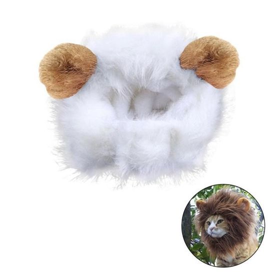 Deguisement Pour Chat Criniere De Lion Perruque Avec Scratch Noir Cdiscount