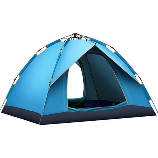 Tente Pop-up Automatique 3-4 Personnes - Double Couche étanche - Polyester - Camping Facile