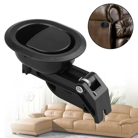 Poignée De Rechange Universelle Pour Fauteuil Inclinable - Noir, Plastique, Fixation Par Vis - Compatible Câble Standard 5 Mm