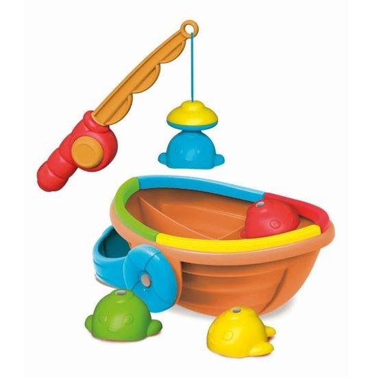 Jeu de peche a la ligne pour bebe CLEMENTONI La peche a la ligne 100 recycle Multicolore Cdiscount Jeux Jouets