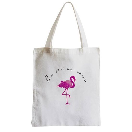 Sac de plage flamant rose cheap