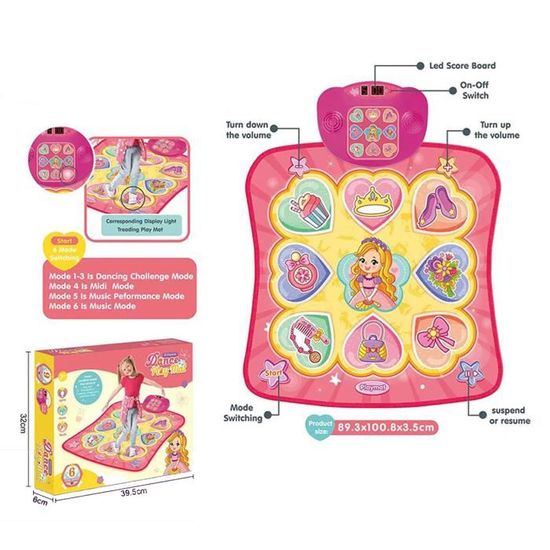 Tapis De Danse électronique Pour Enfants ZERONE - Volume Réglable