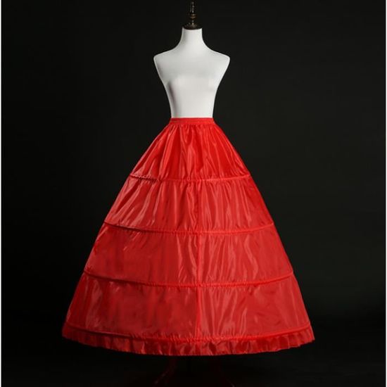 TUKA Design Jupon Crinoline 3 Cerceaux - Pour Robe De Mariée, Soirée Et Bal - Taille Réglable