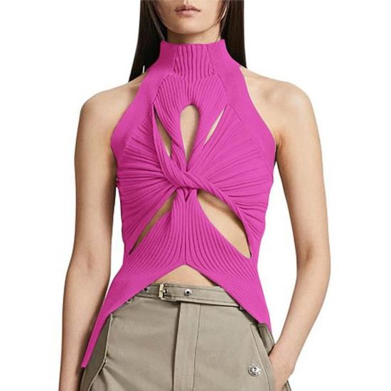 Débardeur De Sport Femme 90 Degree By Reflex - Crop Top Gris Clair, Taille XL