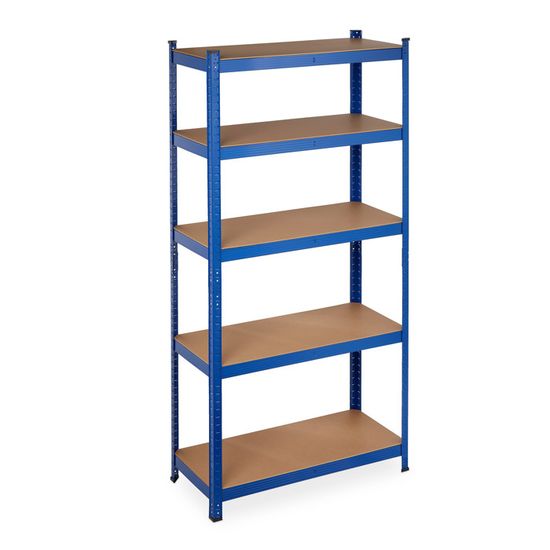 Étagère Robuste 5 Niveaux Pour Garage Ou Cave - Charge Max 875 Kg, Réglable Et Facile à Monter