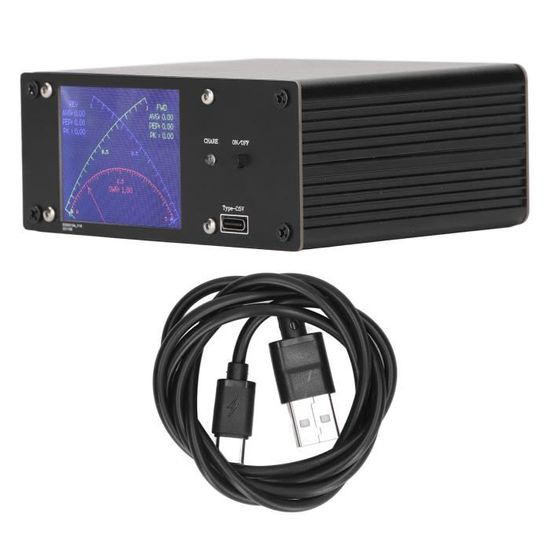 Kit Tuner D'antenne Manuel QRP - 1-30 MHz, Indicateur D'ondes Stationnaires, Puissance 15 W, Dimensions 10x6,8x5 Cm