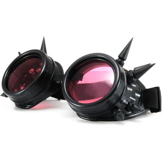 Lunettes Fashion Steampunk vintage rétro à la mode style punk rock chic