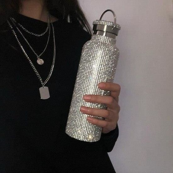 Bracelet en acier inoxydable avec strass | Mercerie et Tissus