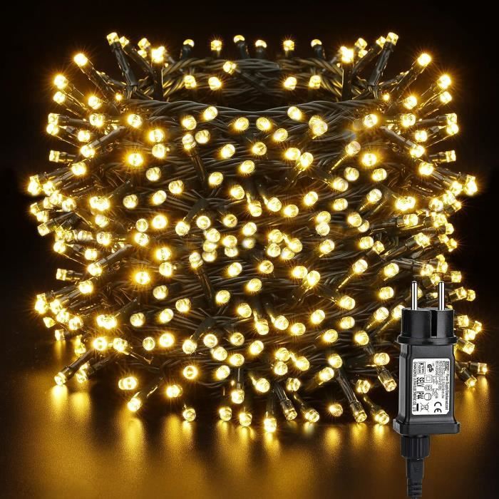 Guirlande Lumineuse Sapin De Noël - 400 LED, 2m X 16 Branches - Étanche IP44 - 8 Modes + Minuterie - Pour Intérieur/extérieur