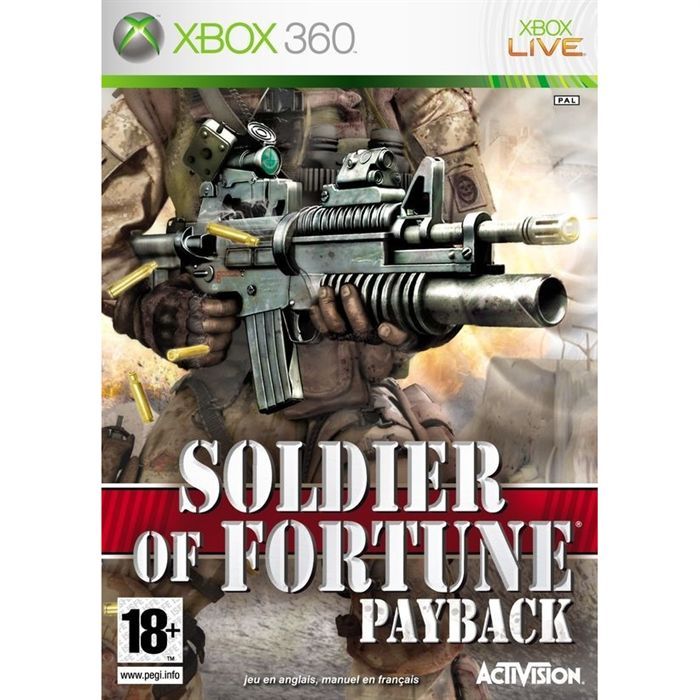 Soldier Of Fortune Payback Xbox 360 - vue 2