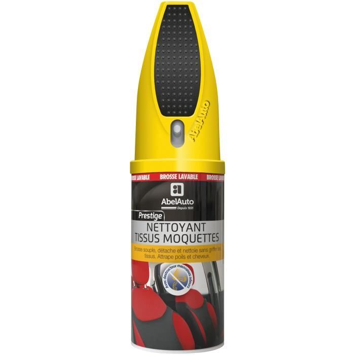 ABEL AUTO Nettoyant tissus moquettes avec brosse double usage