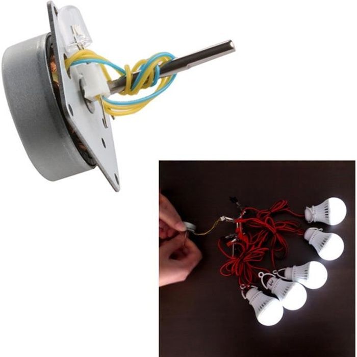 Mini Micro Petit Générateur triphasé d'alternateur de Main d'éolienne à Ca triphasé 3v-24v
