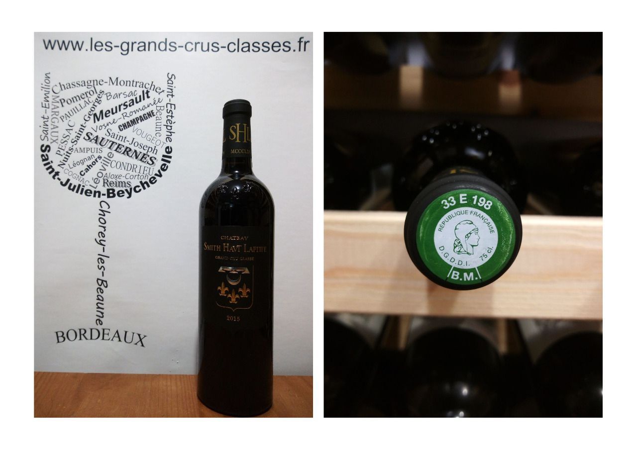 Château Smith Haut Lafitte 2015 - Cru Classé de Graves - Pessac-Léognan - 1 x 75 cl - Rouge