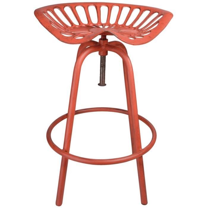 Magnifique Chaise Tracteur Rouge IH024 de Esschert Design