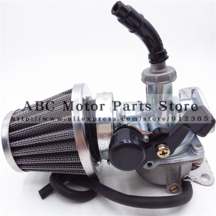 PZ19 Full set -Carburateur PZ19 19mm, 50cc 70cc 90cc 110cc 125cc, ATV, Dirt Bike, Go Kart, PZ22 22mm, starter manuel, filtre à Air
