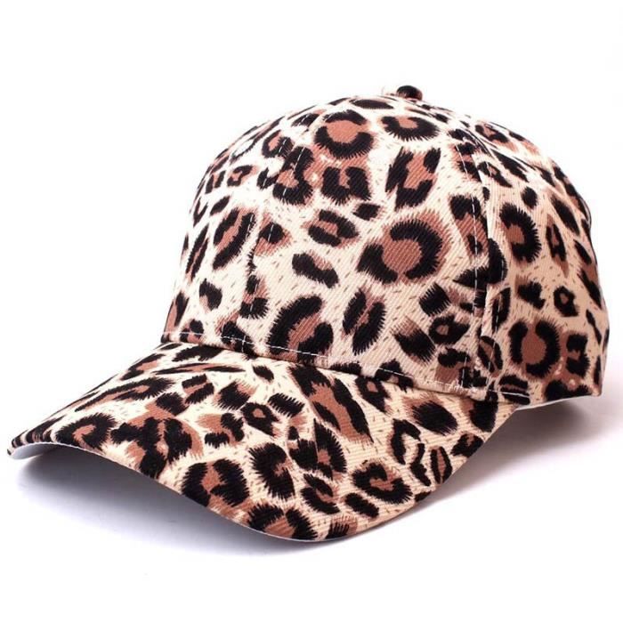 2 -Casquette de Baseball léopard pour hommes femmes - Casquettes de Hip Hop en coton, casquette de danse de pause, chapeau décontrac