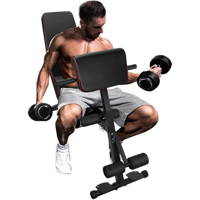 TOPQSC Banc de musculation pliable réglable Banc de musculation Banc de musculation à domicile Banc de musculation Banc de fitness p