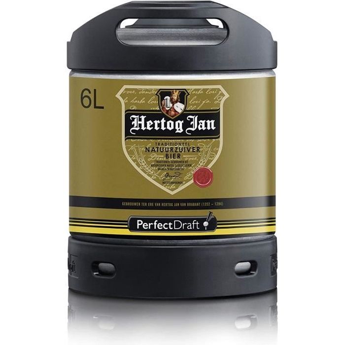 353>Fût 6L Perfectdraft - 5 euros de consigne inclus - Fût pour tireuse à bière (Hertog Jan)