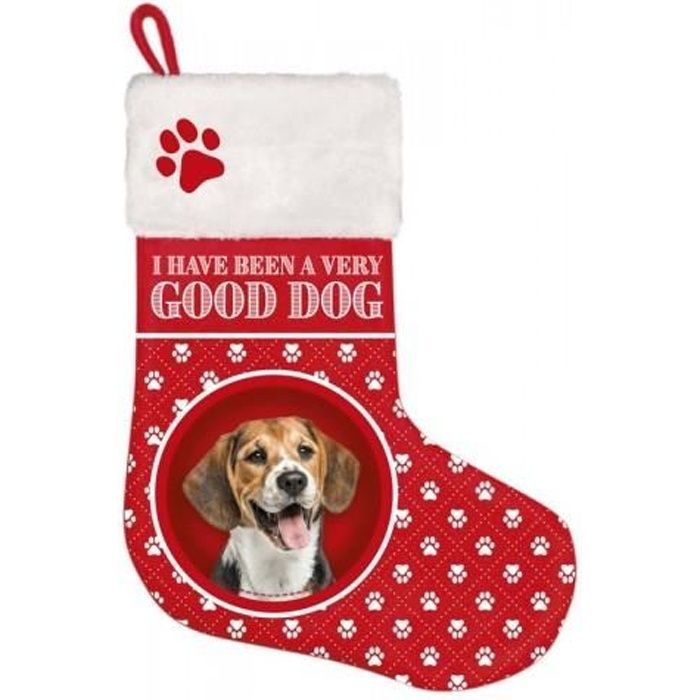 CHAUSSETTE DE NOEL SUR LE THEME DU BEAGLE