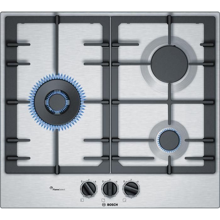 Table gaz inox 60 cm BOSCH PCC6A5B90
