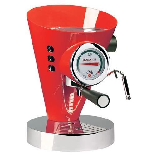 Machine à Café Espresso Bugatti Diva Rouge