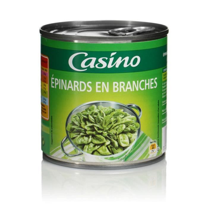 GENERALE DE CONSERVE (COMPAGNIE) Épinard en branches - 265 g