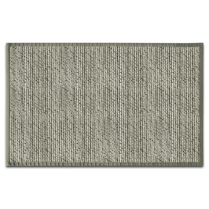 Tapis en Fibre Naturelle - Tapis 100% Bambou - 70x120 cm - Nature
