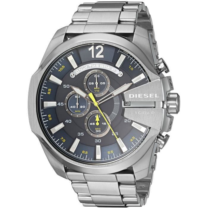 Diesel Homme Chronographe Quartz Montre avec Bracelet en Acier Inoxydable DZ4465