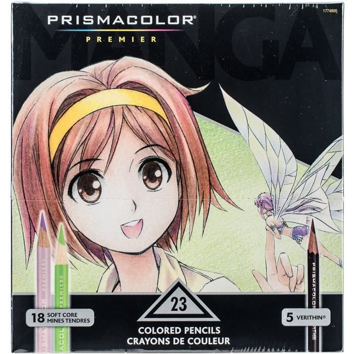 Prismacolor 1774800 Premier Crayons de couleur pour mangas